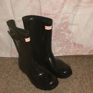 Short Hunter Glossy Boots